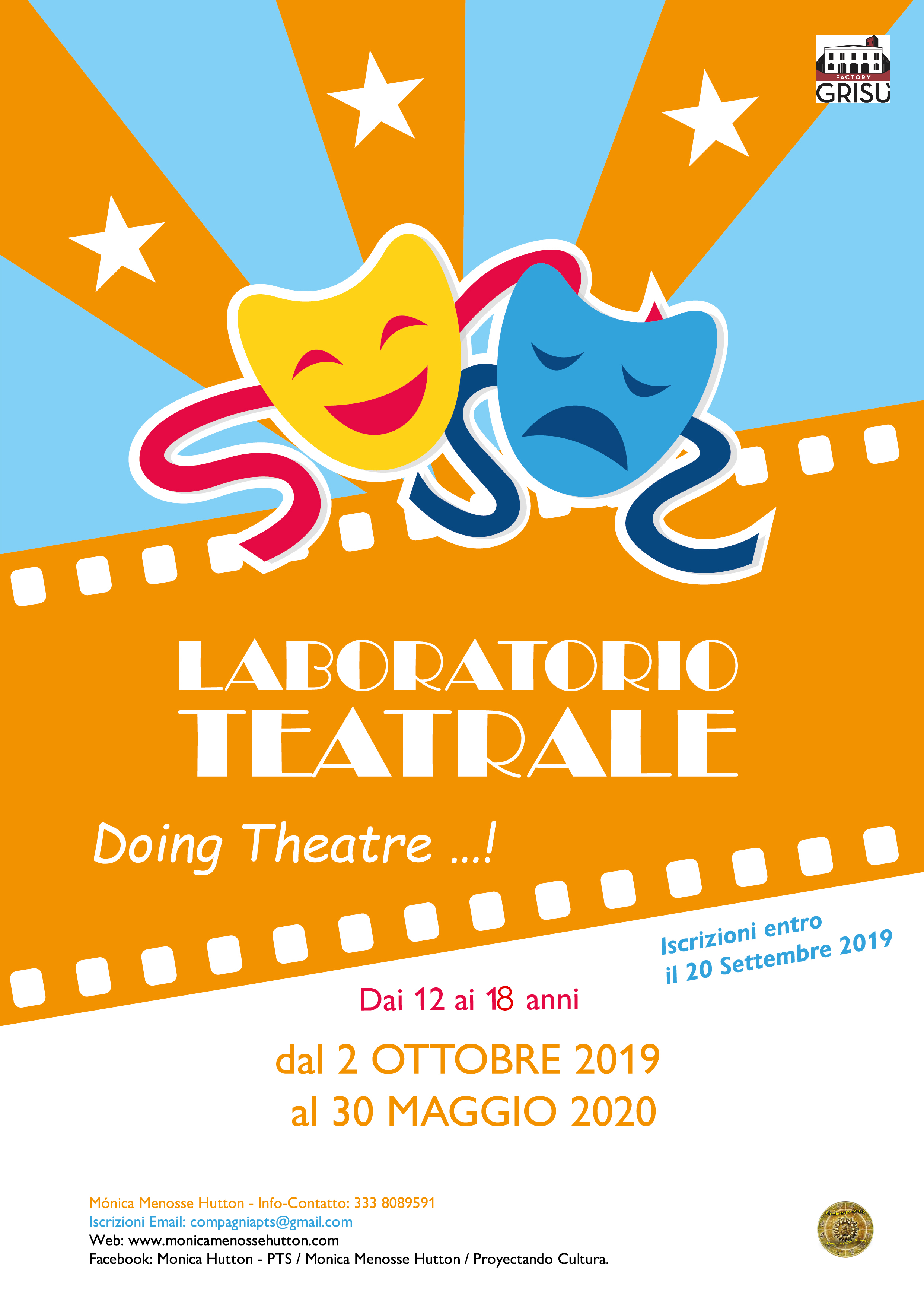 DOING THEATRE - Laboratorio teatrale dai 12 ai 18 anni