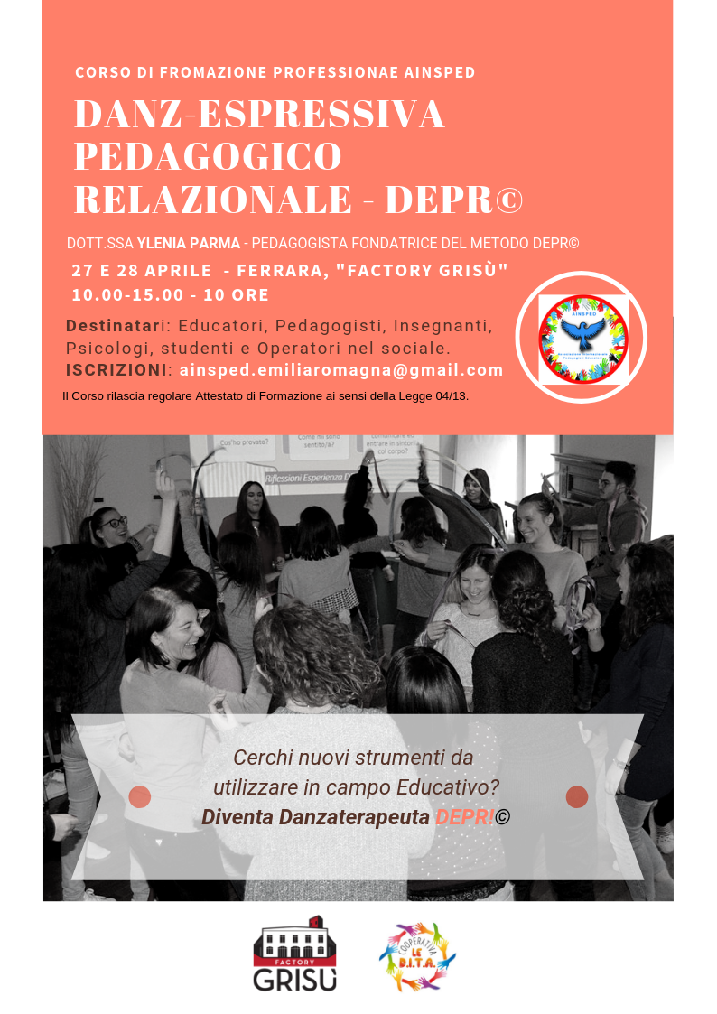 Corso di Formazione Danz-Espressiva Pedagogico Relazionale DEPR©