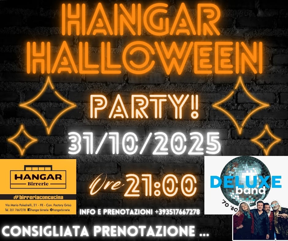 HANGAR HALLOWEEN PARTY